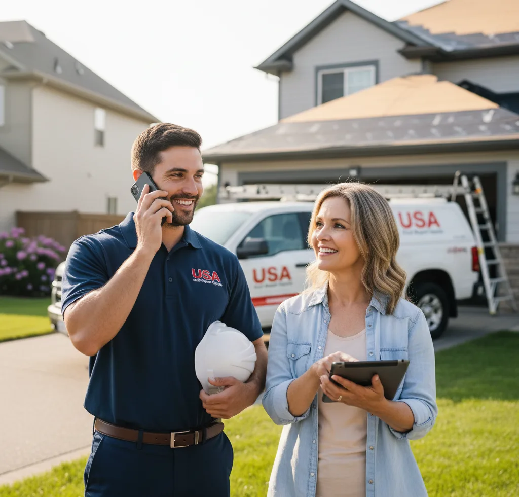 USA Roof Repair Experts customer support in Seville